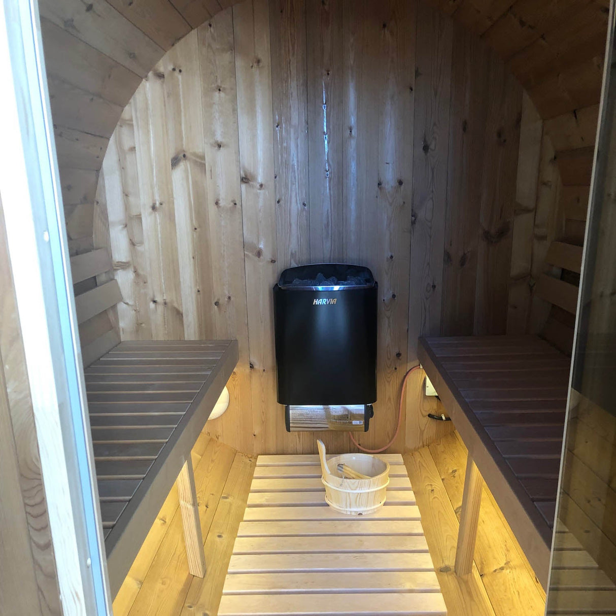 Barrel Sauna 2.3m Length 6 Person Outdoor Sauna