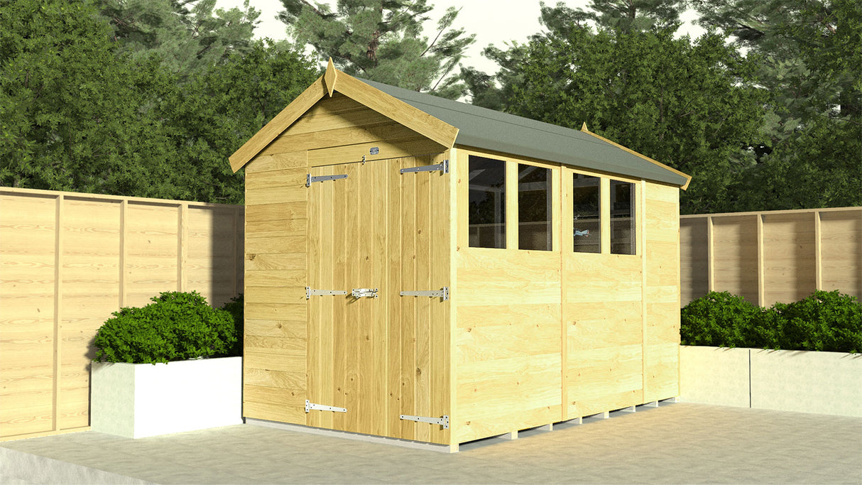 4ft x 4ft Apex Shed