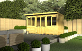 16ft x 4ft Pent Summer House