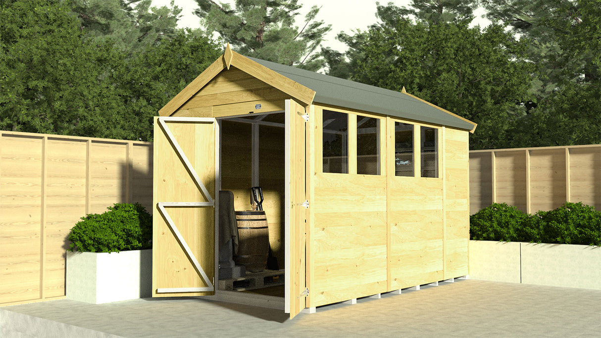 4ft x 4ft Apex Shed