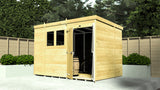 6ft x 8ft Pent Shed